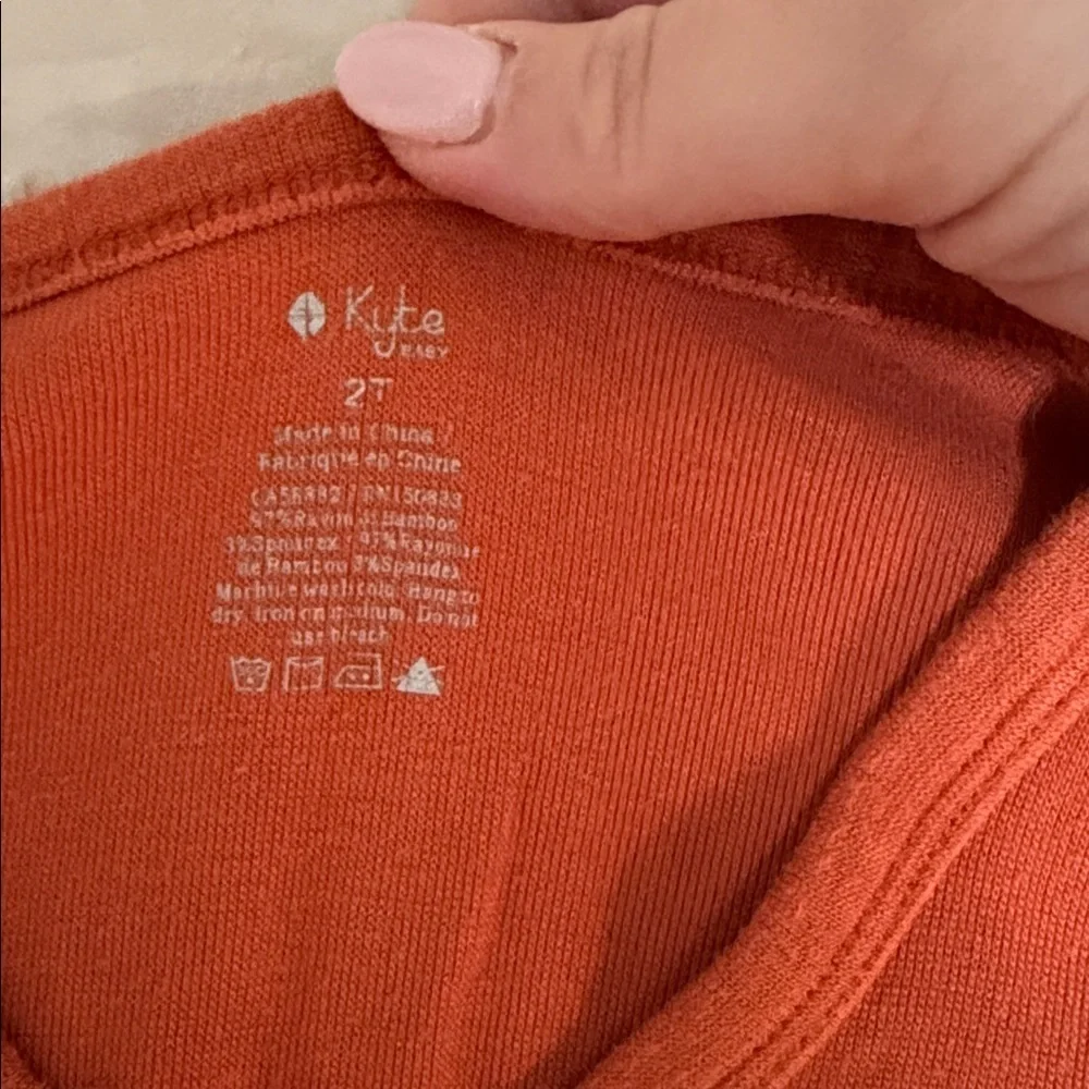 Kyte BABY Orange Kids Sweater - Picture 2 of 2